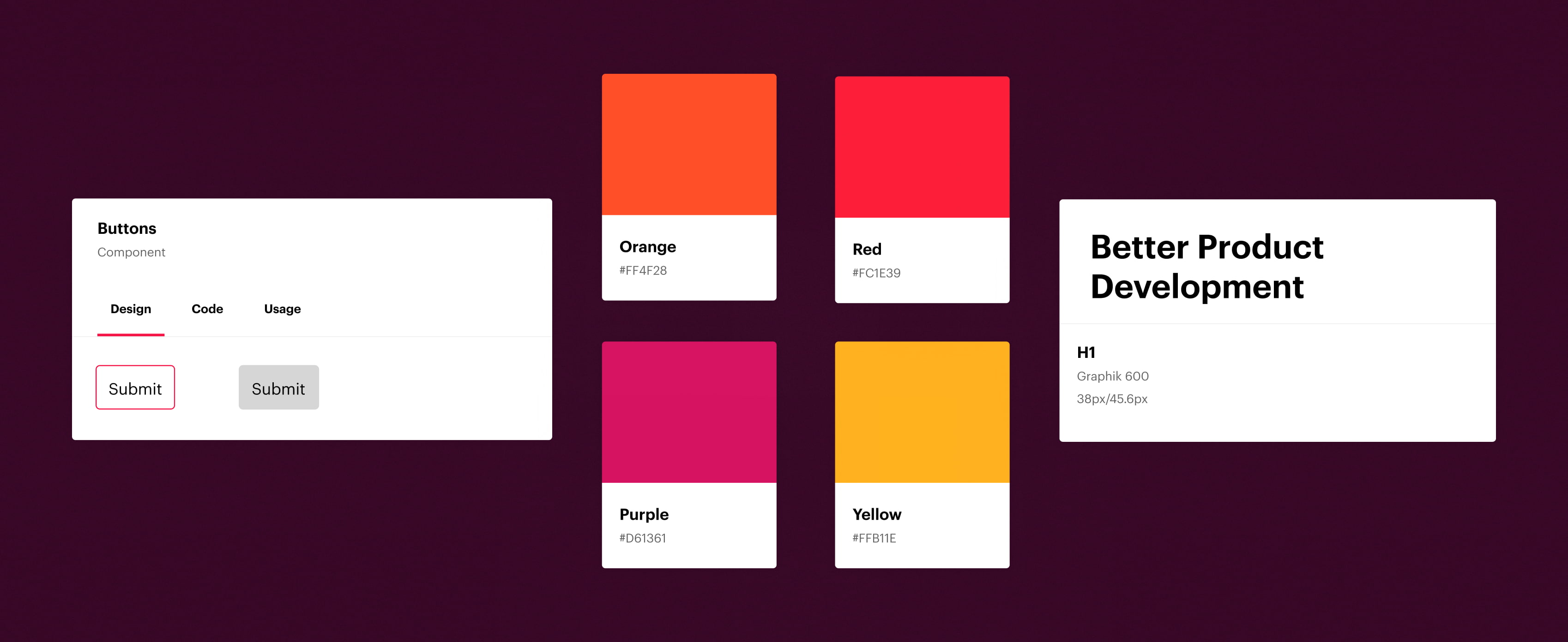 Design Systems graphic showing examples of type, color, and web components.jpg